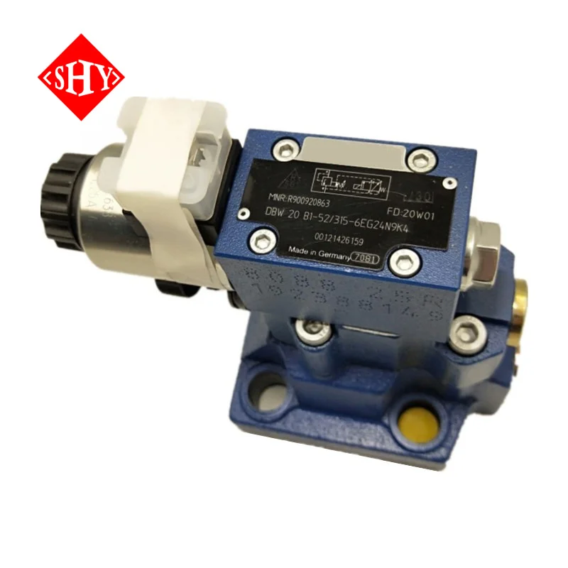 R900978585 DBW30B2-5X/315-6EG24NK4 Pressure Relief Valve DBW10 DBW20 DBW DBW30 DBW30BG2-5X/100-U6EG24N9K4 R900933222