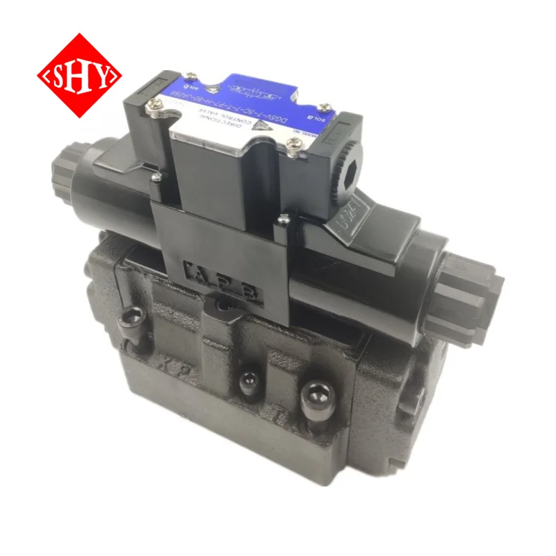 DG5V-8H-8C-VM-U-H-10+DG4V-3-6C-M-U-C6-60 Hydraulic Directional Solenoid Flow Control Valve DG5V DG5V-7 DG4V-3S