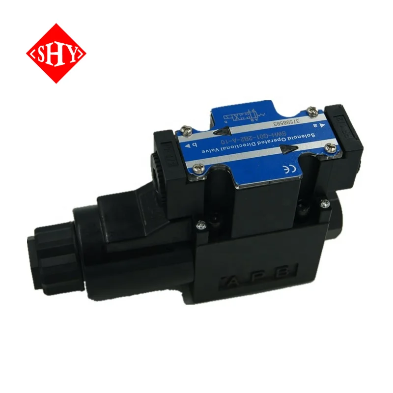 SWH SWH-G02-B3-D24-20 SWH-G02-C2-A22-10 SWH-G02-B2-AC220-20 Double Head Solenoid Hydraulic SWH-G02 SWH-G03-C3-AC220-20