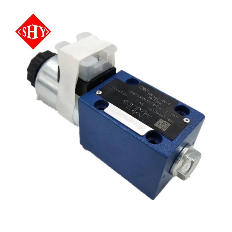 4WE Cylinder Series MNR R900595531 4WE10Y33/CG24N9K4 Reversing Hydraulic Solenoid Servo Valve